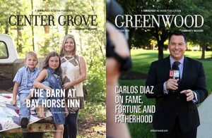 September issues of the Center Grove and Greenwood Community Magazines,