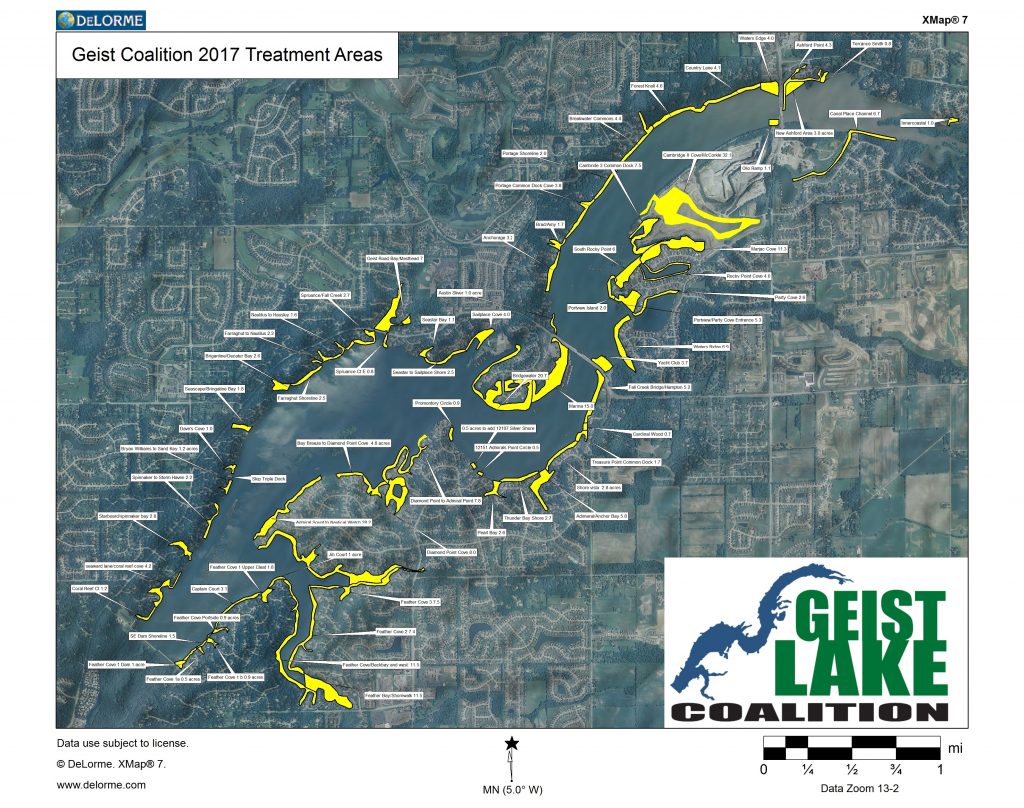 Geist Lake Coalition Update On 2017 Treatment Program Geist