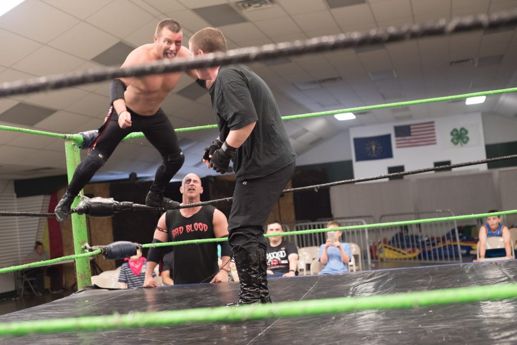 Bad Blood MiddleAged Pro Wrestling Duo Dominates the Ring Greenwood